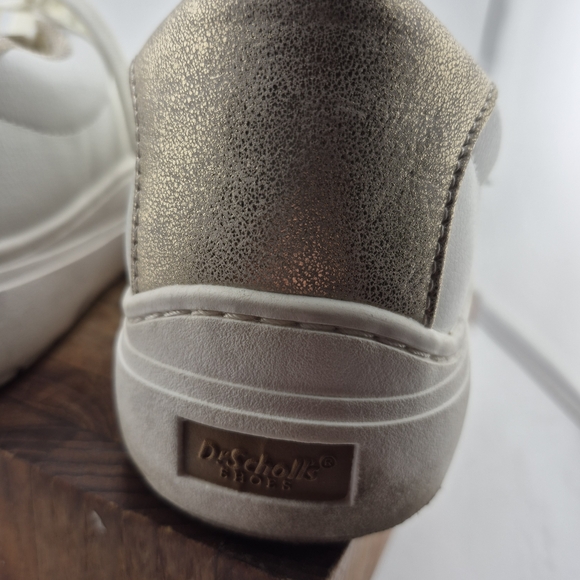 Dr. Scholl's White and Gold Athletic Shoes - Picture 5 of 10